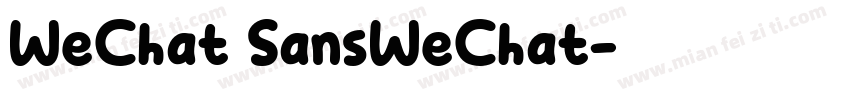 WeChat SansWeChat字体转换
